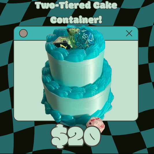 Two-Tiered Cake Container 🎂