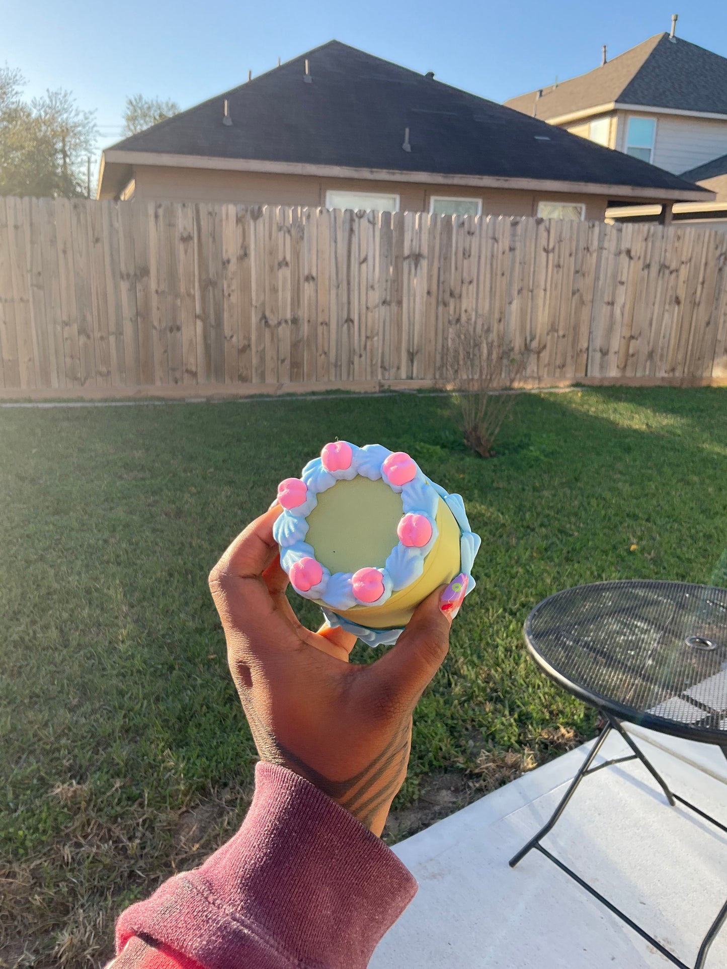 Round Cake Shaped Dice Box! 🎂