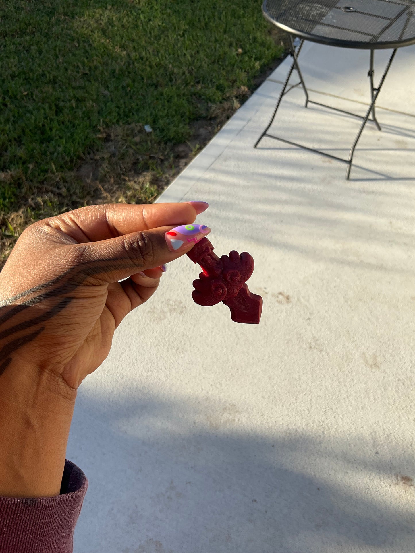 Mini Sword Keychain 🗡️ Cherry Red